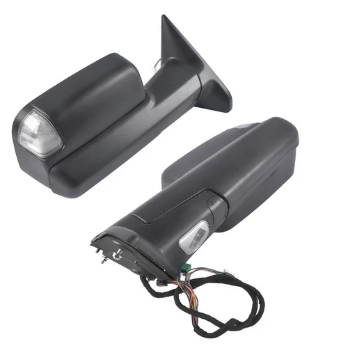 Left + Right Power Heated Towing Mirror Fold Fits For 2019-2021 Ram 2500 3500