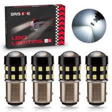 4-Pack Super Bright 1157 2057 2357 7528 BAY15D LED Bulbs 6000K Xenon White 24...
