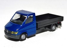 Mercedes Sprinter Pritsche LKW blau schwarz Herpa 1:87 #LT578
