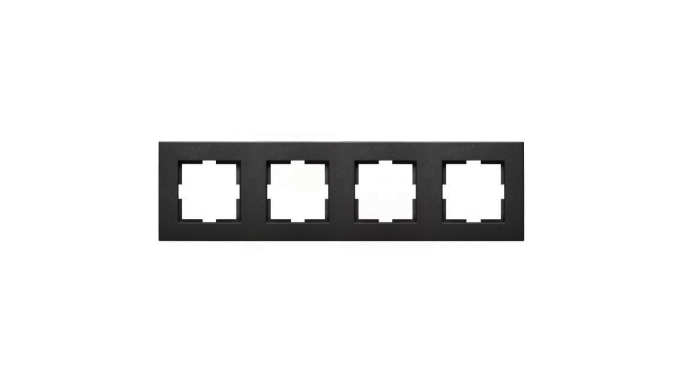Panasonic NOVELLA Quadruple frame black 92180654M /T2UK