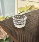 Vintage Signed Waterford Crystal Salt Cellar Dip Dish Bowl