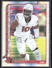 2025 Topps Chrome #10 Josh Sweat Pulsar Refractor