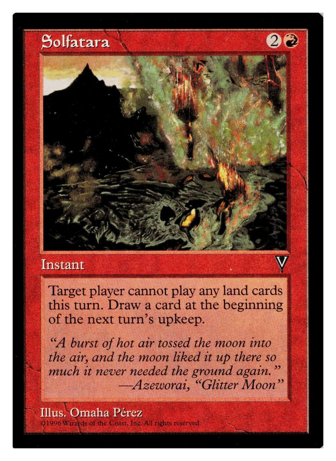 Solfatara Common Visions Magic: The Gathering Near Mint