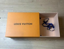 Louis Vuitton Empty Shoe Box Dust Bag Ribbon Authentic LV Gift Set