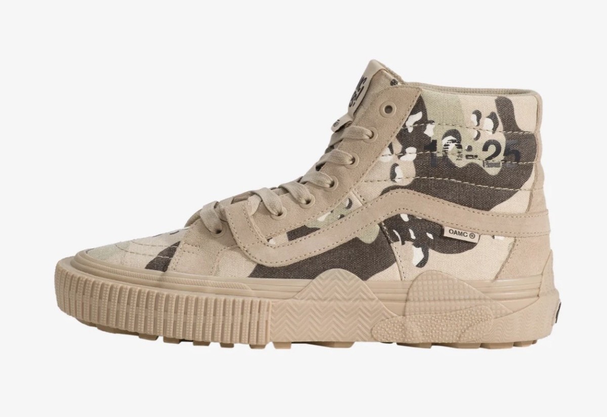 WTAPS OAMC OTW Vans Sk8-Hi GL Lug Desert Camo VN000MYGH8A Size 