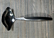 Mar-Crest Ebony Elegance 3 Star 2 Spout Gravy Ladle Spoon Stainless Japan Atomic