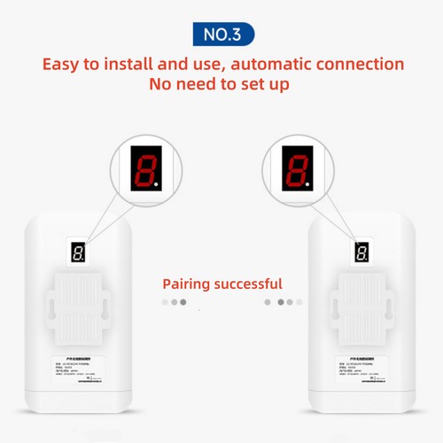 300Mbps Wifi Router Outdoor Wireless Ethernet Bridge 2.4G Network Extender DC12V - Afbeelding 14 van 24