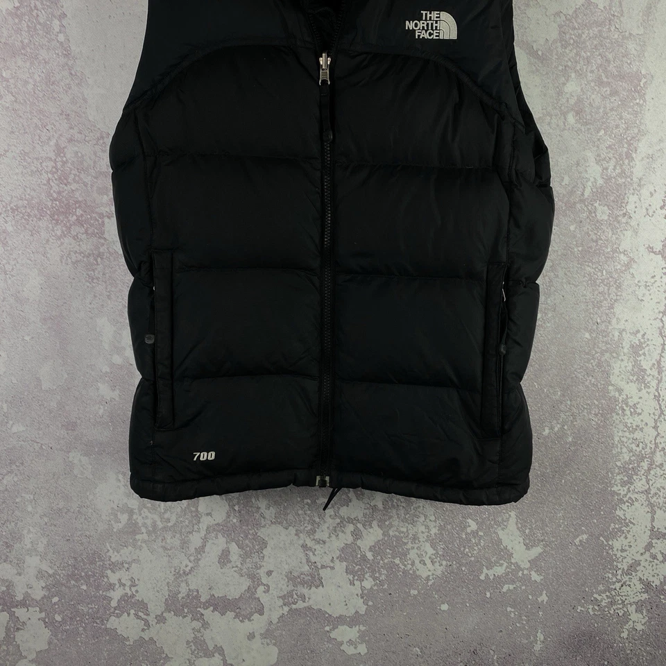The North Face 700 Women’s Puffer Vest Jacket Outdoor Travel Black Size M - Image 3 of 4