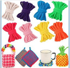 224 PCS Loom Loops Refill Potholder Weaving Kit Toys Elastic DIY Arts Craft