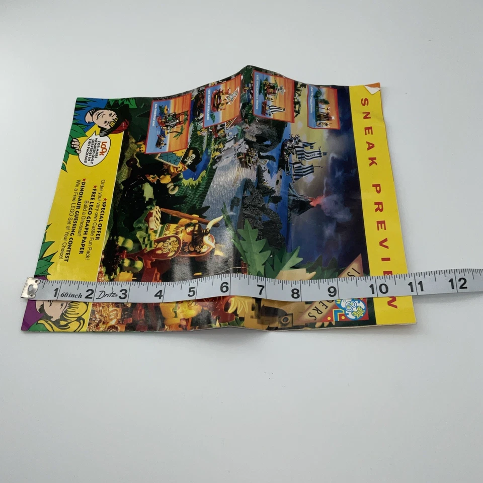 LEGO 1994 brick kicks builders club jurassic wonders dinosaur Cover magazine - Image 4 of 4