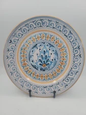 Ceramica Monteforte Grottaglie-Ta Majolica Decorative Hanging Wall Plate 