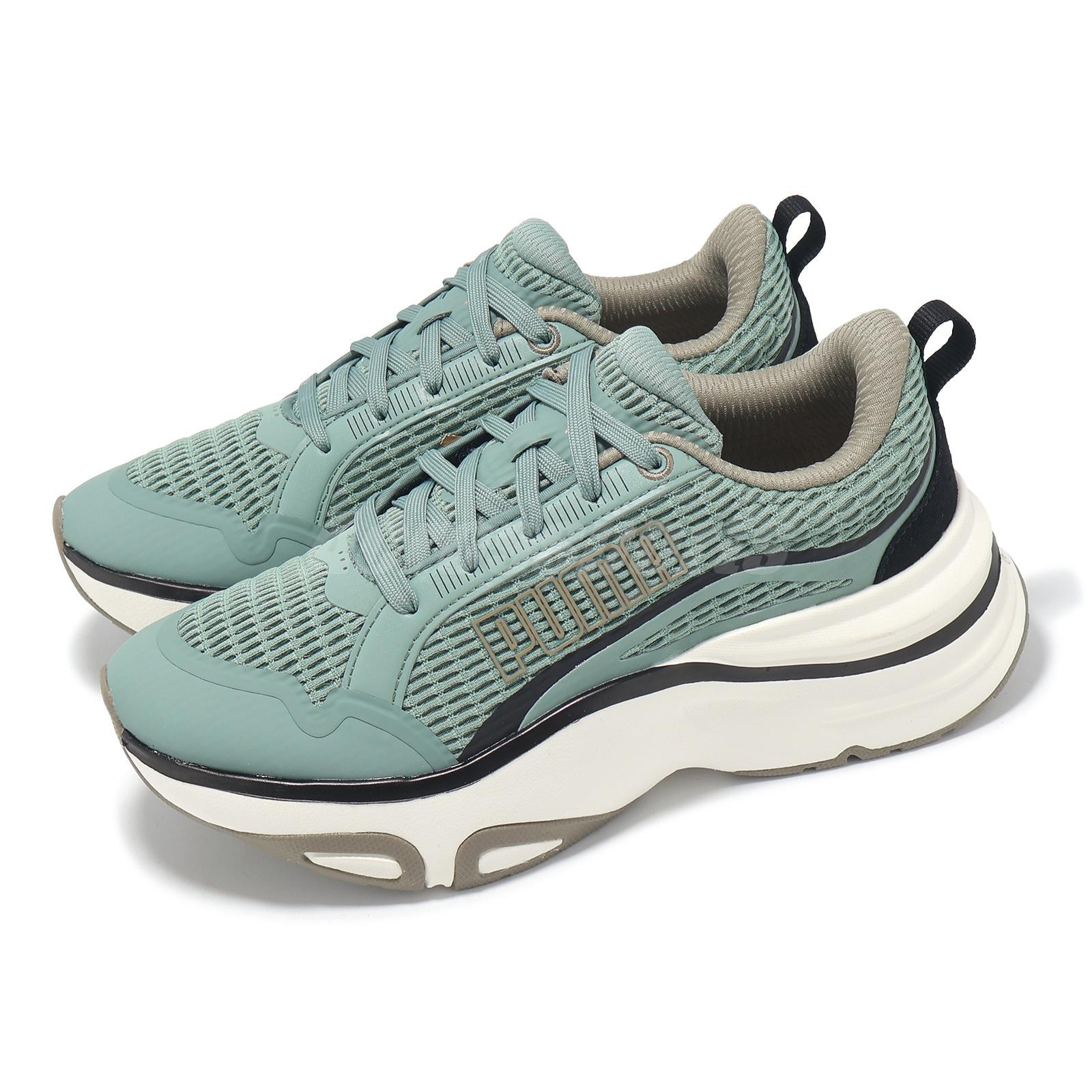 Puma Softride Divine Wns Green Black Women Road Running Jogging Shoes 310163-11