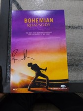 Rami Malek Signed 12x18 Photo Bohemian Rhapsody Queen coa jsa