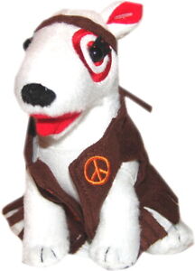 Target Dog Plush Peace Stuffed Toy Bullseye - Very Rare | eBay