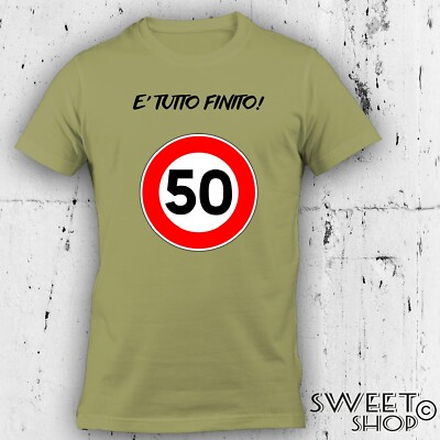 Tshirt Compleanno Humor Prodotto nel 1966 Invecchiato alla Perfezione