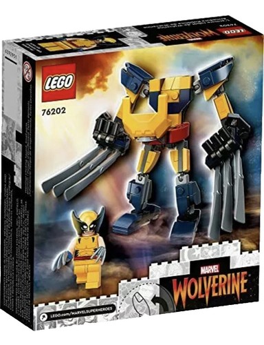 Lego Marvel Wolverine Mech Armor Minifigure Minifig 76202 Claws X