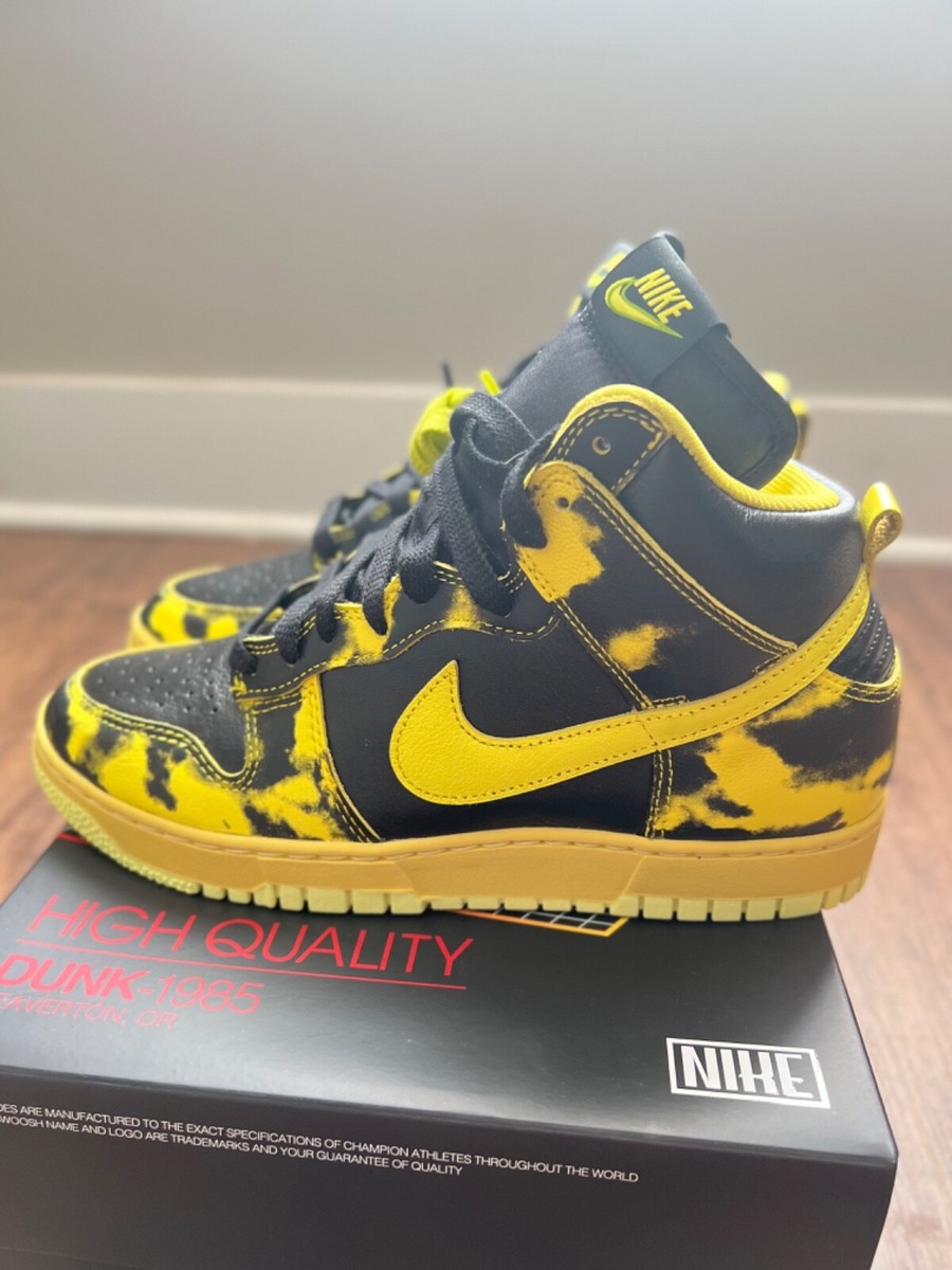 Nike Dunk High 1985 SP Yellow Strike 2022 Size 9