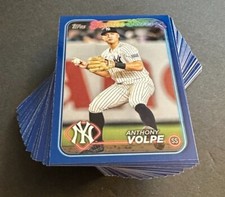 2024 Topps Series 1, 2, Update - Royal Blue Parallel Cards - You Pick From List