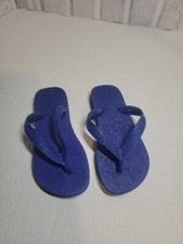 Havaianas Flip Flops Blue Childs Unisex Size 11/12C