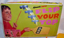 KENNER'S NEW FLIP YOUR TOP TOY PLAY SET SPINNING TOP BOXED 1968