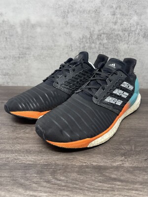 Adidas Solar Boost Mens Size 11 Running Shoe CQ3168 Black Blue