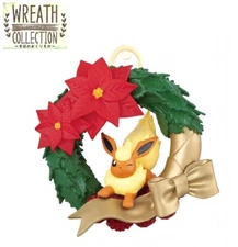 RE-MENT Pokemon Wreath Collection Seasonal Gift Mini Ornament Figure Toy Flareon