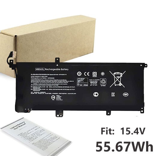 Batterie Ordinateur MB04XL 844204-855 pour HP Envy x360 15-AQ103DX PC Portable