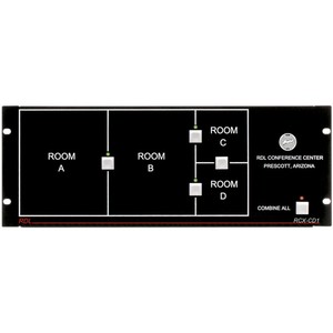 RDL-RADIO-DESIGN-LABS-MODEL-RCX-CD1-RACKMOUNT-ROOM-COMBINING-SELECTOR-PANEL