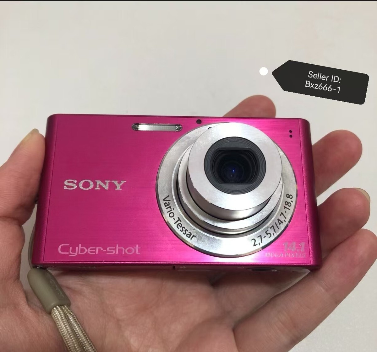 SONY DSC-W320 Digital Camera Pink Cybershot 14.1 MP 3.0x