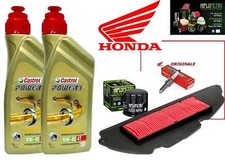 KIT/TAGLIANDO HONDA SH 300 i 2007 AL 2020 OLIO CASTROL FILTRI CANDELA ORIGINALE