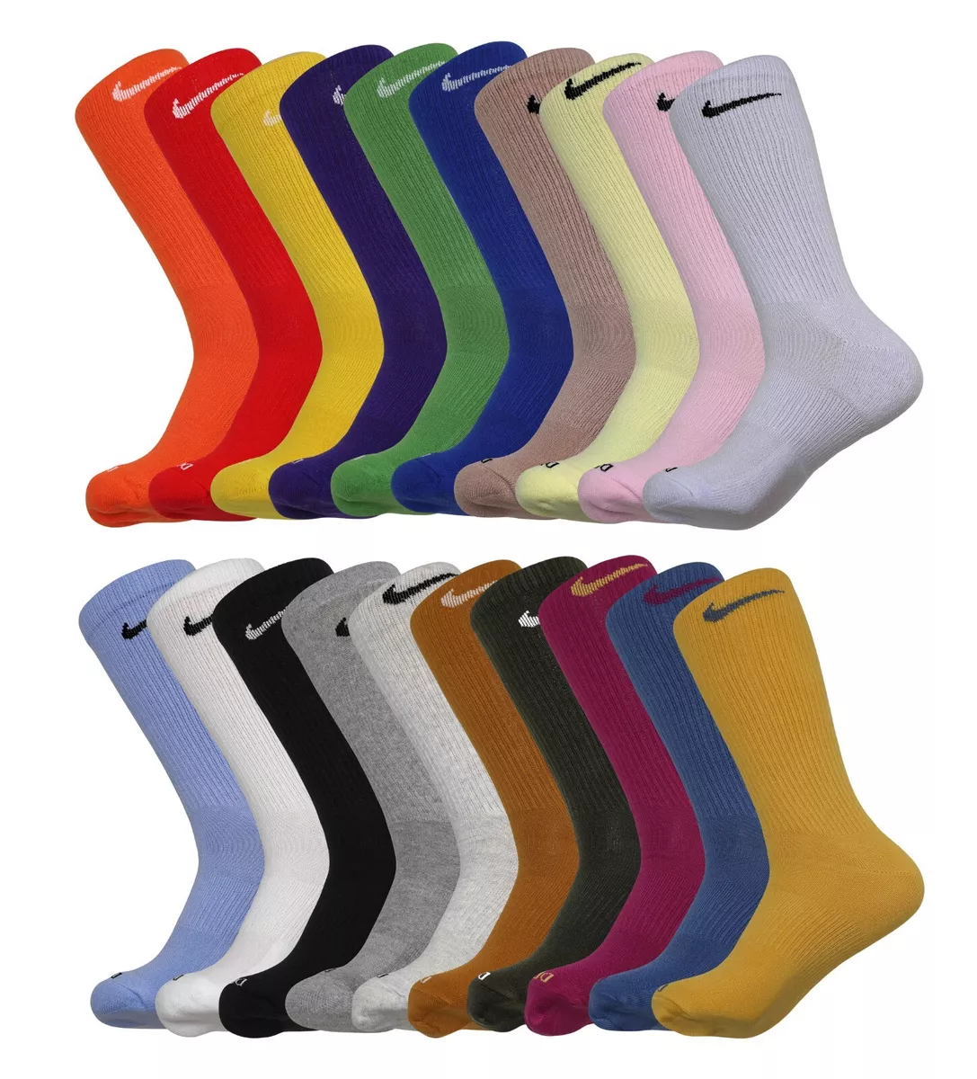 Nike Dri-FIT Everyday House Crew Socks (1 Pair).