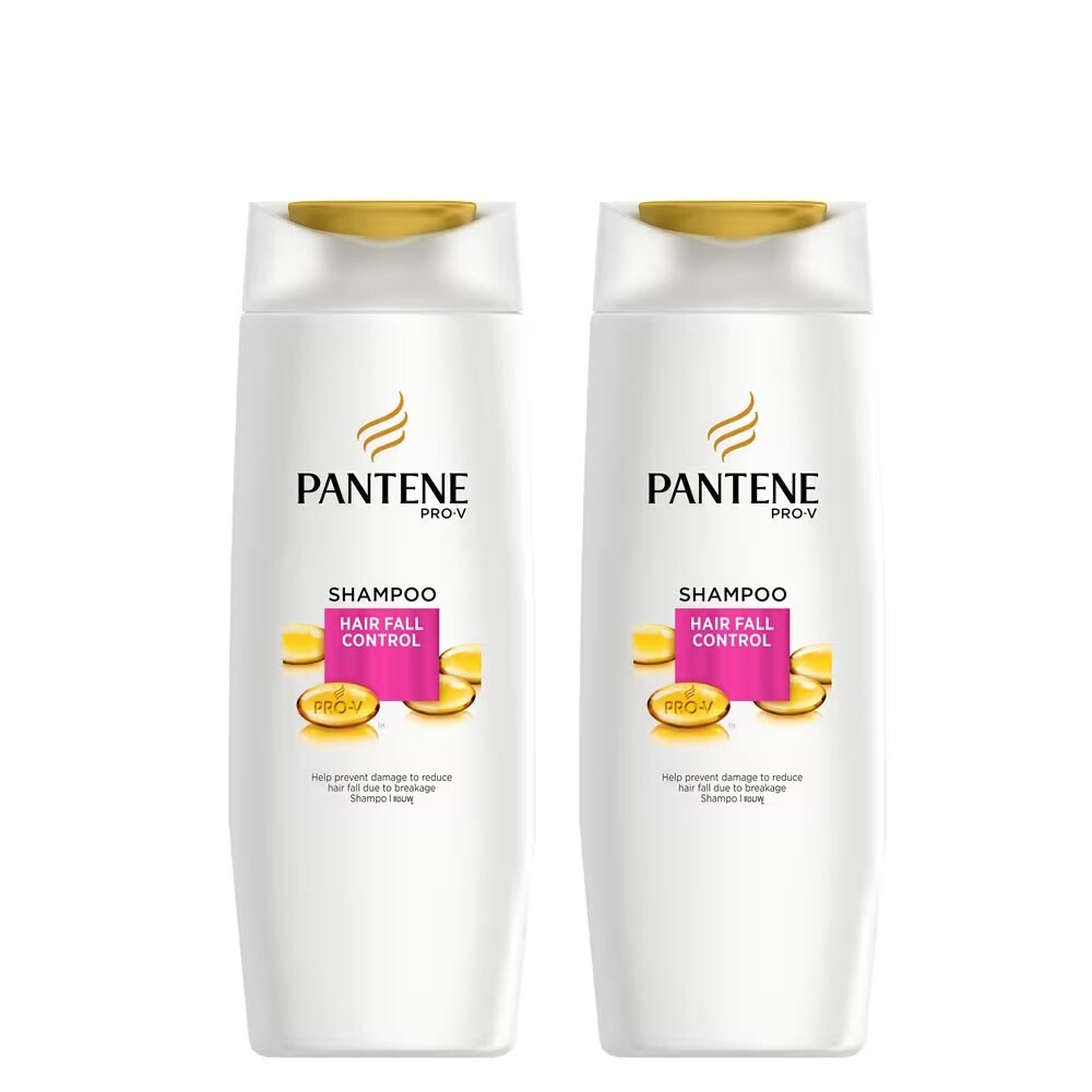 2 x Pantene Pro-V Shampoo Hair Fall Control 150ml=300ml, Fortifies&Stronger Hair
