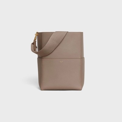 sangle bucket bolsa in soft grained calfskin