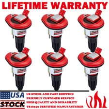 6 Pack Ignition Coils For Chevrolet Trailblazer GMC Isuzu Buick UF303 BS-C1395
