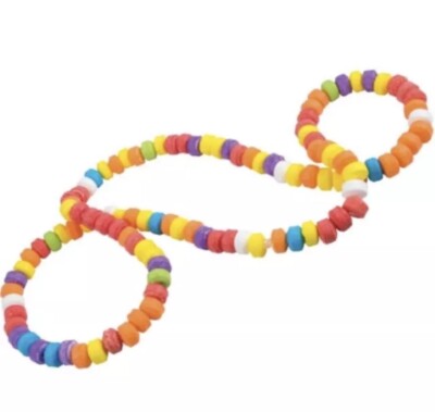 24 Pack - The World s Biggest Sour Candy Necklace 2.1 oz. Each (24 Necklace Long