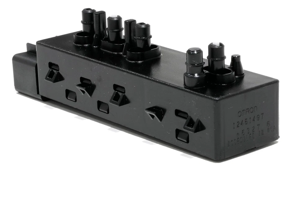 Interruptor de control de asiento eléctrico de 8 vías para conductor izquierdo GM 06-17 Chevrolet 12451497 OEM NUEVO GM Foto 4 de 4