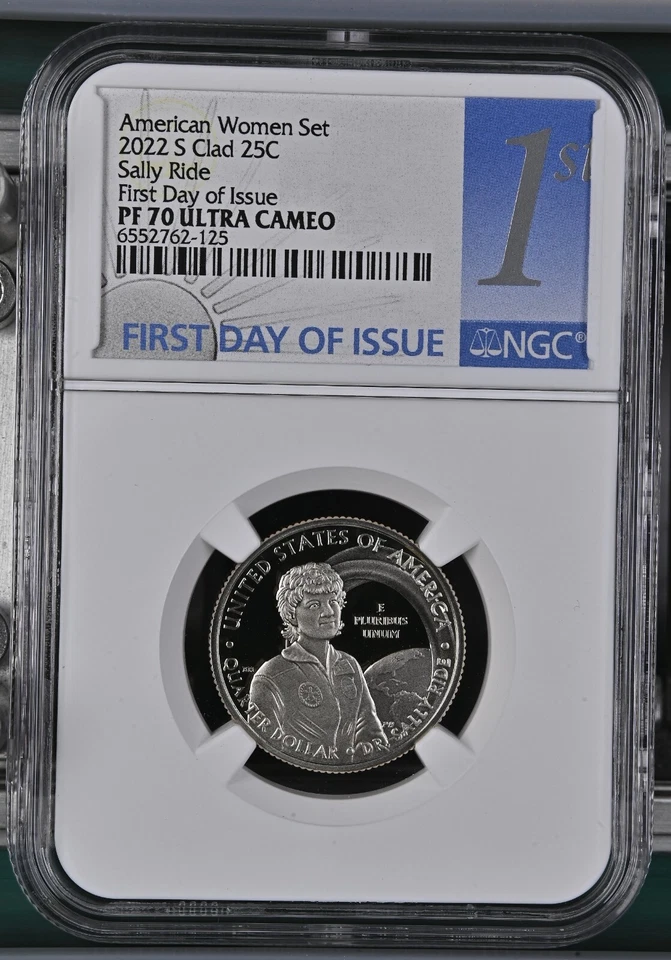 2022 S Clad "AMERICAN WOMEN SET" Quarters NGC PF70 FDOI 5-coin Quarter w Box 1st - Image 4 of 4