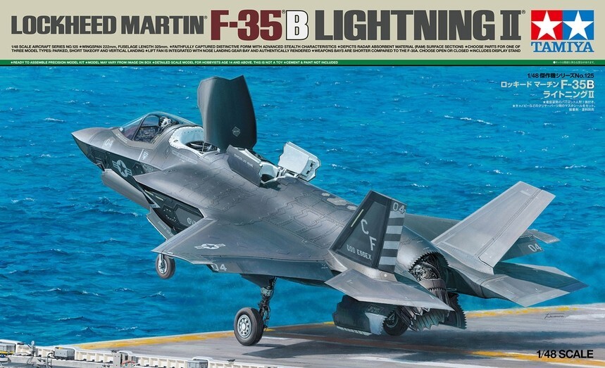 Tamiya F-35B Lightning II 1:48 61125 Plastic Model Airplane Kit | eBay
