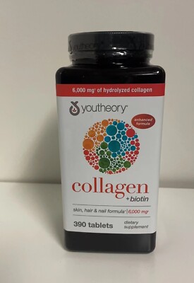 youtheory Collagen Plus Biotin, 390 Tablets
