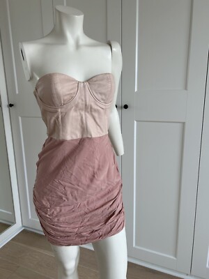 alice and olivia pink leather dress Alice + Olivia Leandra Vegan Leather Dress in Pink. NWT. Size 0. Retail-  $600