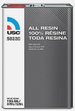 ALL RESIN Polyester-Hybrid Repair Resin, 1-Gallon USC-58220 Brand New
