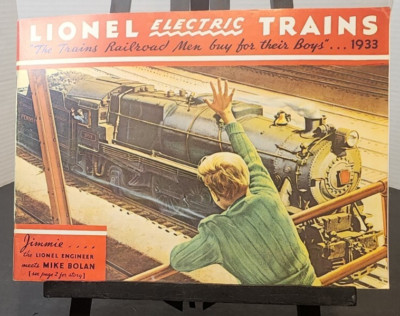 Lionel Electric Trains Model Railroad Catalog & Accessories 1933 Color Reprint