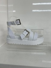 LADIES WOMENS LOW HEEL PLATFORM FLATFORM STRAPPY GLADIATOR SANDALS SHOES SIZE