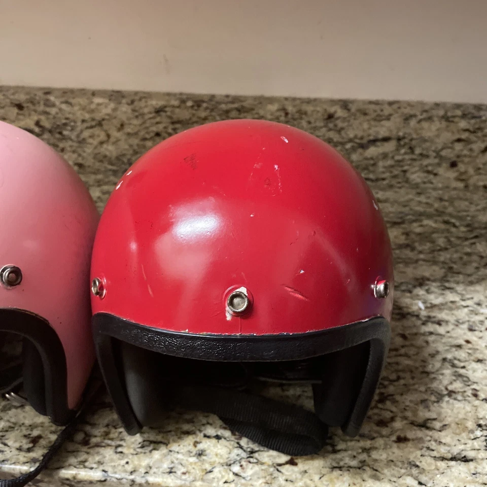 2 Buco vintage? Cascos de moto talla JR niños y niñas rojo y rosa RG 9.9 JR Foto 2 de 4
