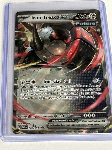 Pokémon TCG - Iron Treads ex 66/91 - SV: Paldean Fates - Near Mint