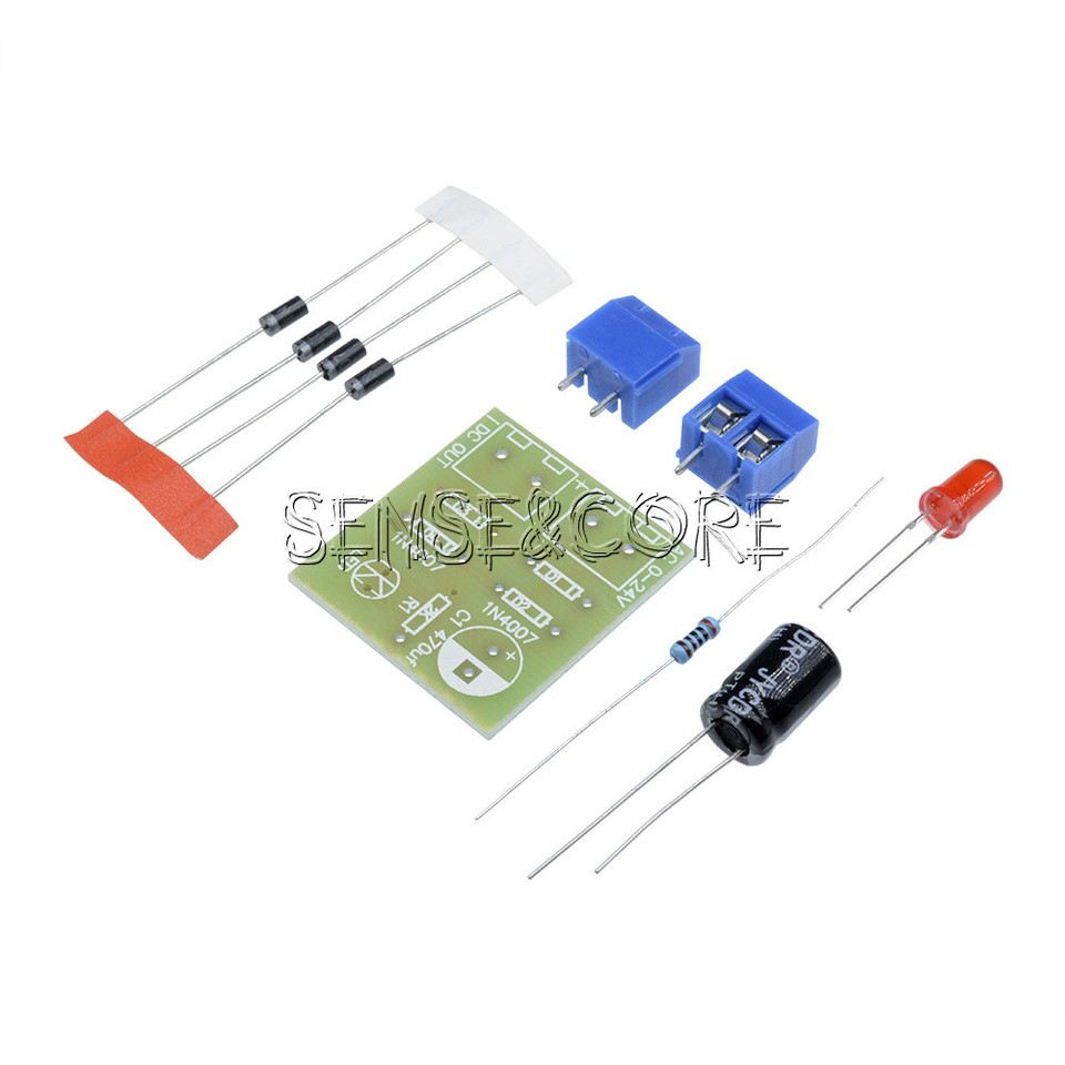 4x IN4007 Brückengleichrichter Kits – AC Zu DC Wandler, DIY Elektronik