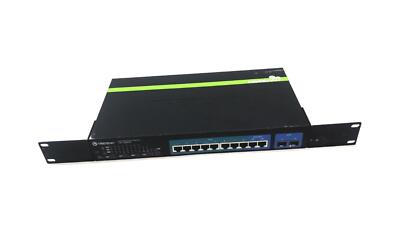 Trendnet 10-Port PoE Web Smart Switch (Powers on)(No Power Cord) TPE-1020WS USED
