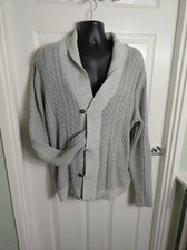 Gap cardigan size XL 100% Cotton grey coloured warm heavy