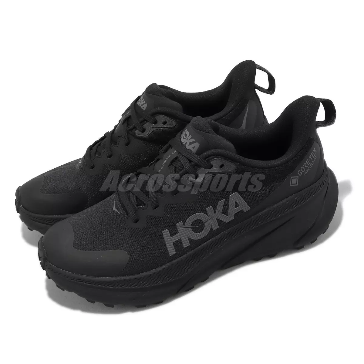 Hoka Challenger ATR 7 GTX Gore-Tex Triple Black Men Running Shoes 1134501-BBLC