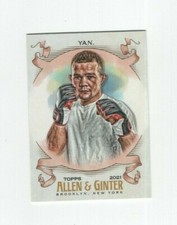 2021 TOPPS ALLEN & GINTER BASEBALL - PETR YAN MMA #273